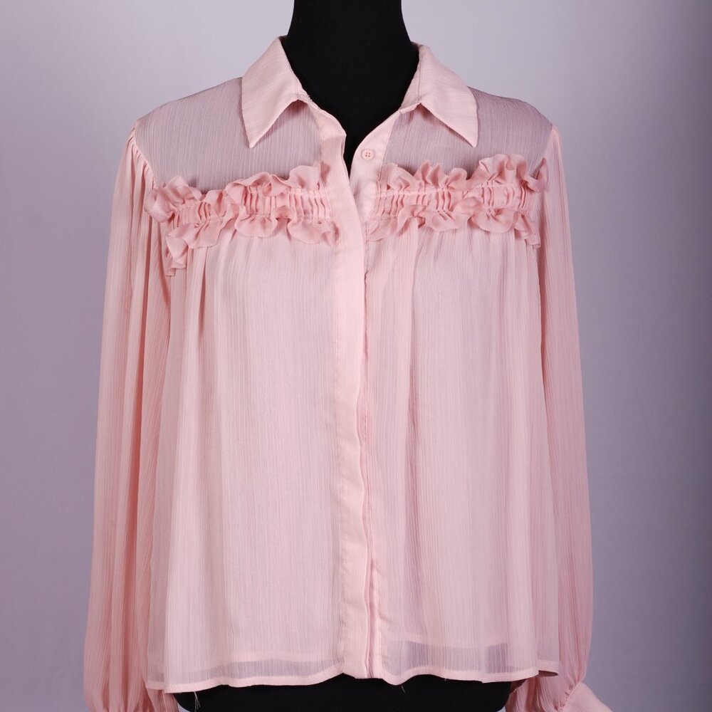 EUC Endless Rose Pink Blouse, Sz - Sm